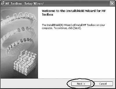 How to Install the Software (Windows 98/Me/2000/XP) (MF3222)