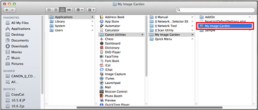 imaging software for mac os x