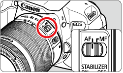 canon 750d focus points