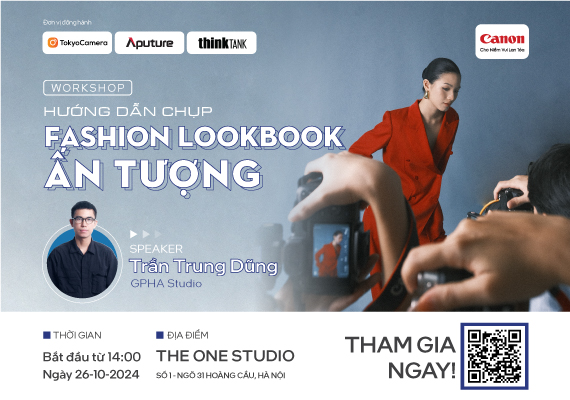 ✨WORKSHOP: HƯỚNG DẪN CHỤP FASHION LOOKBOOK ẤN TƯỢNG ✨