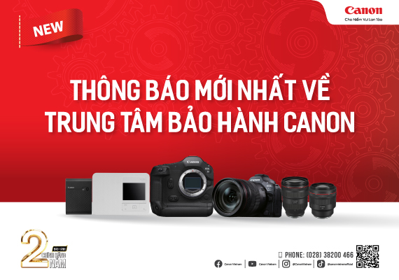 THÔNG BÁO CHÍNH THỨC CỦA CÔNG TY TNHH CANON MARKETING VIỆT NAM