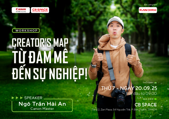 WORKSHOP "CREATOR'S MAP- TỪ ĐAM MÊ ĐẾN SỰ NGHIỆP"